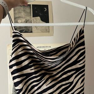 Stunning Zebra Print Mini Dress